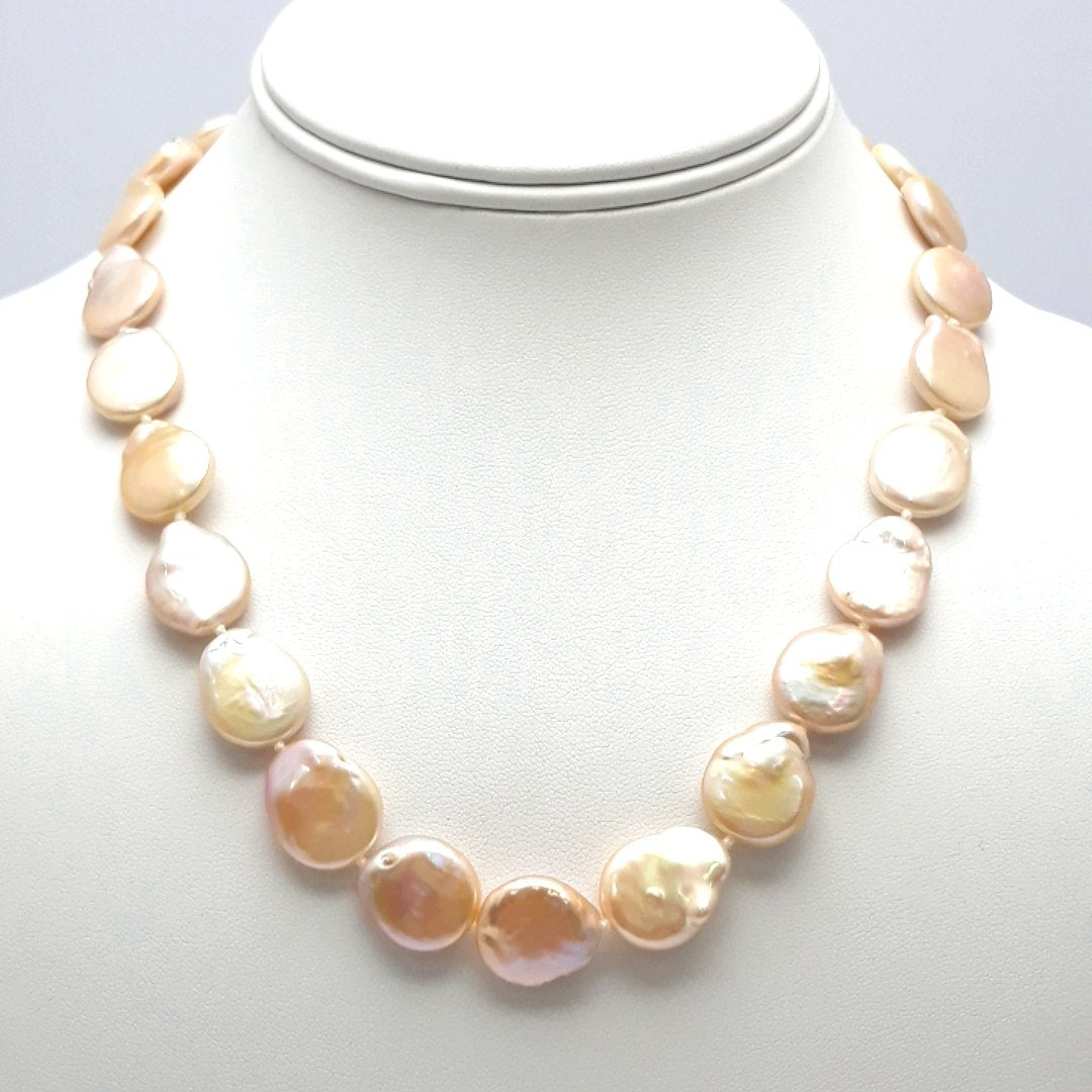"Like Money" Necklace - Coin Pearls