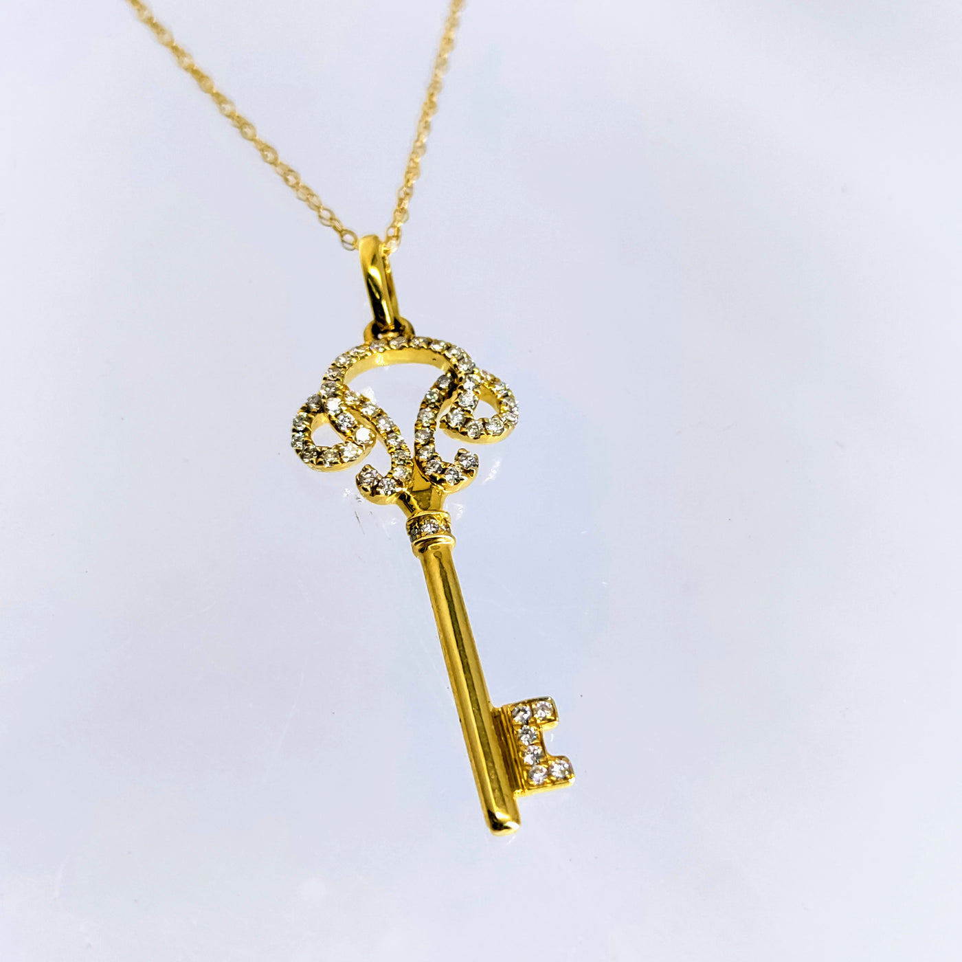 "KEY West" 18" Necklace - Diamonds, Gold