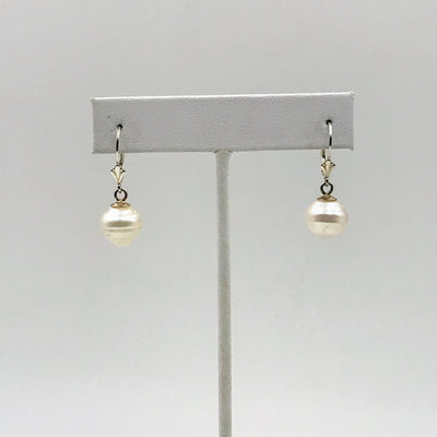 "Icing on the Cake" Earrings - South Sea Pearls, Sterling